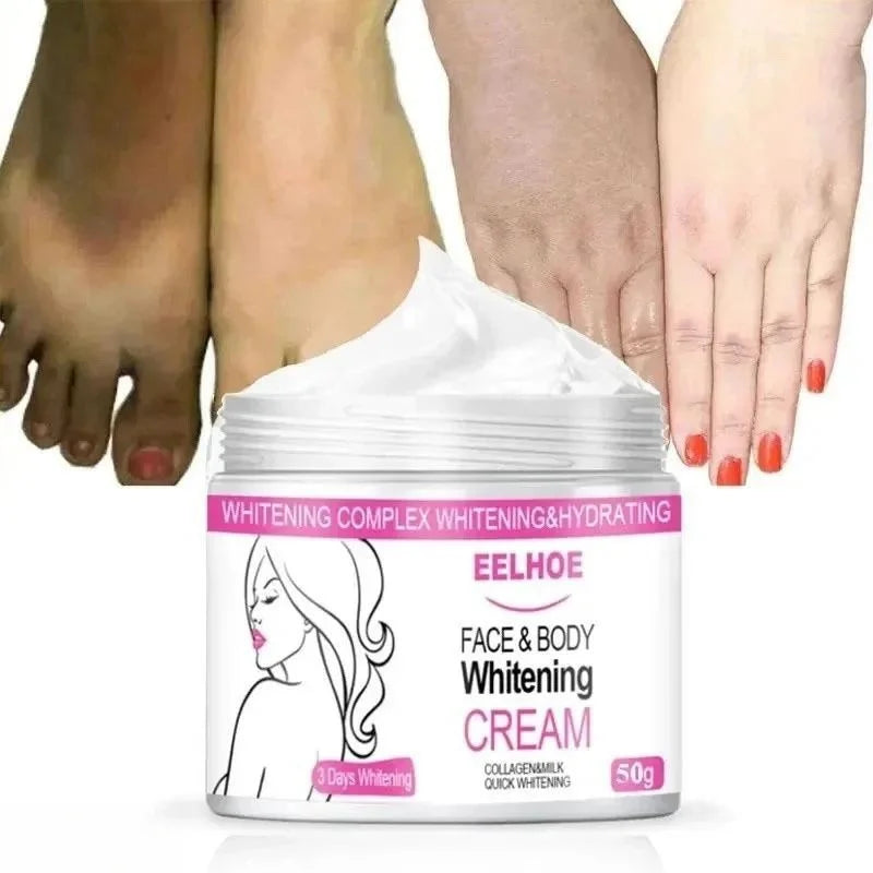 Creme clareador para Rosto e Corpo Coxas Axilas